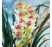 Tableau Flowers N° 44 - Antonina Levskaya - Huile sur Toile - PixCarre.com